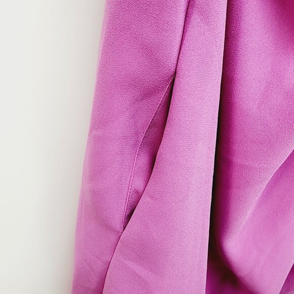 GB Mini Dress Womens Lace Yoke Sleeveless Medium Pink Polyester - Picture 8 of 12